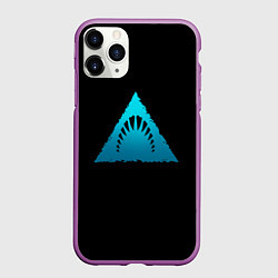 Чехол iPhone 11 Pro матовый Depth Hunter, цвет: 3D-фиолетовый
