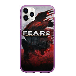 Чехол iPhone 11 Pro матовый Игра Fear город и кровь, цвет: 3D-фиолетовый