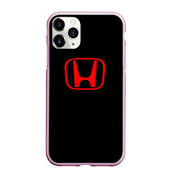 Чехол iPhone 11 Pro матовый Honda red logo auto