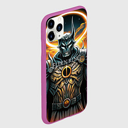 Чехол iPhone 11 Pro матовый Elden Ring black knight, цвет: 3D-фиолетовый — фото 2