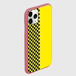 Чехол iPhone 11 Pro матовый Стиль таксиста, цвет: 3D-малиновый — фото 2