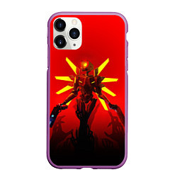 Чехол iPhone 11 Pro матовый Ultrakill supreme machine