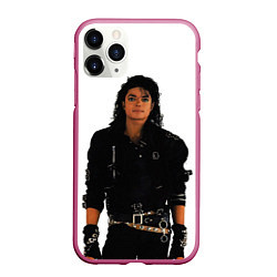 Чехол iPhone 11 Pro матовый Michael Jackson whos bad