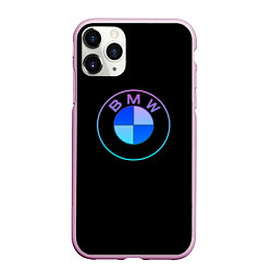 Чехол iPhone 11 Pro матовый BMW neon logo