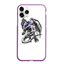 Чехол iPhone 11 Pro матовый BMW s1000rr dragon