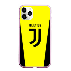 Чехол iPhone 11 Pro матовый Juventus sport geometry yellow