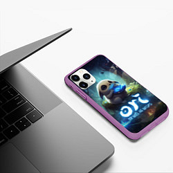 Чехол iPhone 11 Pro матовый Naru Ori and the Will of the Wisps, цвет: 3D-фиолетовый — фото 2