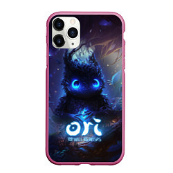 Чехол iPhone 11 Pro матовый Ori сова в слепом лесу