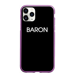 Чехол iPhone 11 Pro матовый Барон baron, цвет: 3D-фиолетовый