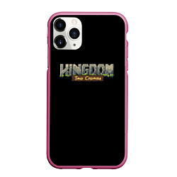 Чехол iPhone 11 Pro матовый Kingdom rpg, цвет: 3D-малиновый