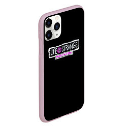 Чехол iPhone 11 Pro матовый Life is strange logo game, цвет: 3D-розовый — фото 2