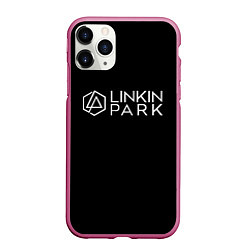 Чехол iPhone 11 Pro матовый Linkin parrk logo chester