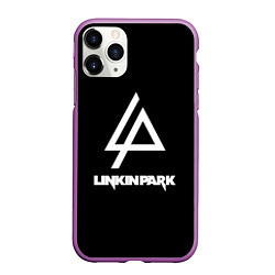 Чехол iPhone 11 Pro матовый Linkin park logo brend music