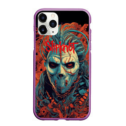 Чехол iPhone 11 Pro матовый Slipknot в маске