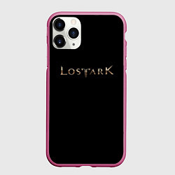Чехол iPhone 11 Pro матовый Lostark, цвет: 3D-малиновый