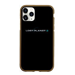 Чехол iPhone 11 Pro матовый Lost planet 3, цвет: 3D-коричневый