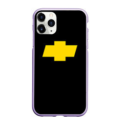 Чехол iPhone 11 Pro матовый Chevrolet yellow