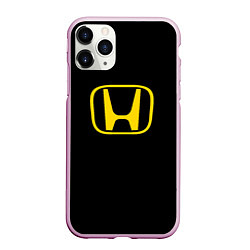 Чехол iPhone 11 Pro матовый Honda yellow