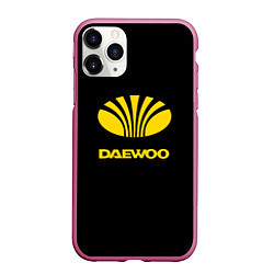 Чехол iPhone 11 Pro матовый Daewoo logo yellow