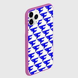 Чехол iPhone 11 Pro матовый FaZe Clan pattern team, цвет: 3D-фиолетовый — фото 2