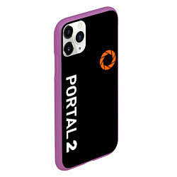 Чехол iPhone 11 Pro матовый Portal logo brend, цвет: 3D-фиолетовый — фото 2