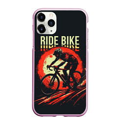 Чехол iPhone 11 Pro матовый Ride bike