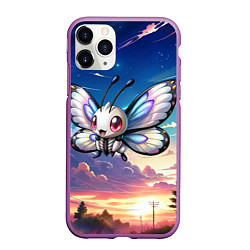 Чехол iPhone 11 Pro матовый Pokemon butterfree