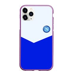 Чехол iPhone 11 Pro матовый Napoli fc geometry