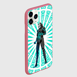 Чехол iPhone 11 Pro матовый Кафка Хибино в форме кайдзю, цвет: 3D-малиновый — фото 2