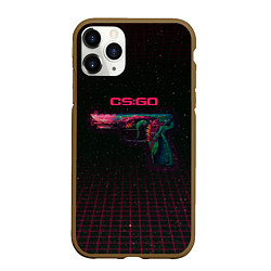 Чехол iPhone 11 Pro матовый Five Seven скоростной зверь - CS:GO, цвет: 3D-коричневый