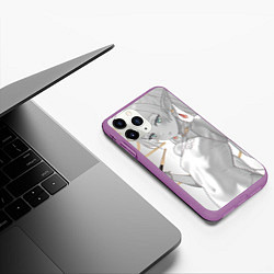 Чехол iPhone 11 Pro матовый Sousou no Frieren Фрирен beautiful sexy, цвет: 3D-фиолетовый — фото 2