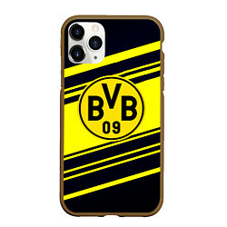 Чехол iPhone 11 Pro матовый Borussia sport geometry