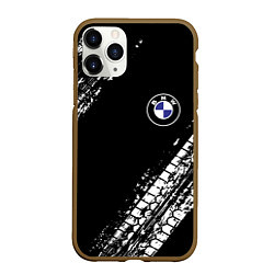 Чехол iPhone 11 Pro матовый BMW : автомобильные текстуры шин