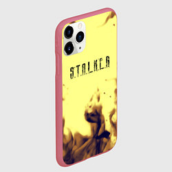 Чехол iPhone 11 Pro матовый Stalker fire retro, цвет: 3D-малиновый — фото 2