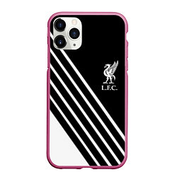 Чехол iPhone 11 Pro матовый Liverpool sport fc geometry