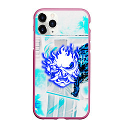 Чехол iPhone 11 Pro матовый Samurai logo howl