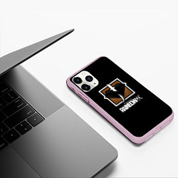 Чехол iPhone 11 Pro матовый Rainbow six game collection, цвет: 3D-розовый — фото 2