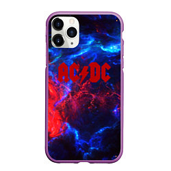 Чехол iPhone 11 Pro матовый AC DC space