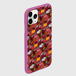 Чехол iPhone 11 Pro матовый Разыгрывай неприязнь, цвет: 3D-фиолетовый — фото 2