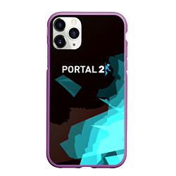 Чехол iPhone 11 Pro матовый Portal abstraction game valve