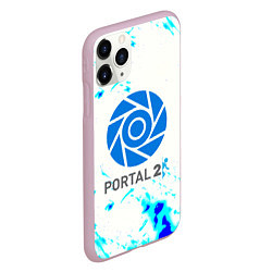 Чехол iPhone 11 Pro матовый Portal краски, цвет: 3D-розовый — фото 2