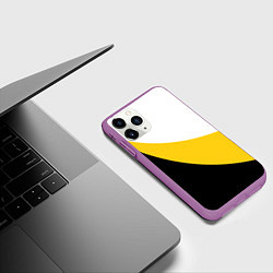 Чехол iPhone 11 Pro матовый За веру царя и святую триединую Русь Большой КЦК с, цвет: 3D-фиолетовый — фото 2