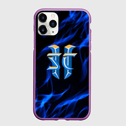 Чехол iPhone 11 Pro матовый Starcraft flame strategy