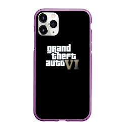 Чехол iPhone 11 Pro матовый GTA 6 game