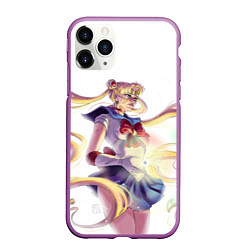 Чехол iPhone 11 Pro матовый Сейлор Мун Sailor Moon, цвет: 3D-фиолетовый