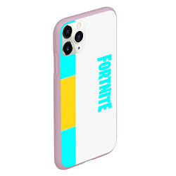 Чехол iPhone 11 Pro матовый Fortnite geometry color, цвет: 3D-розовый — фото 2