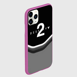 Чехол iPhone 11 Pro матовый Destiny geometry online game, цвет: 3D-фиолетовый — фото 2