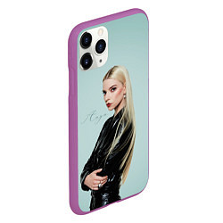 Чехол iPhone 11 Pro матовый Anya Taylor - Joy - actress, цвет: 3D-фиолетовый — фото 2