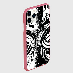 Чехол iPhone 11 Pro матовый Darksouls rpg dragon, цвет: 3D-малиновый — фото 2