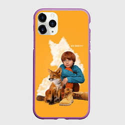 Чехол iPhone 11 Pro матовый Саша и Лис - Мой дикий друг, цвет: 3D-фиолетовый